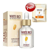Rorec White Rice Serum Face with Free Sheet Mask Rorec