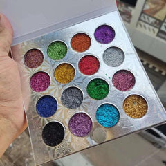 Miss Rose Glitter Eyeshadow Palette - 16 Color Miss Rose