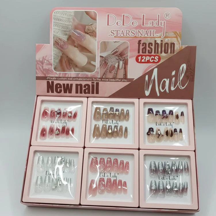 DoDo Lady Stars Nail Fashion Glitter & Rhinestone Set Dodo Lady