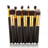 Yuwaku Makeup High Quality Brush - Pack Of 10 Yuwaku
