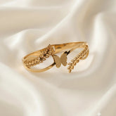Artklim Butterfly Bangle Bracelet - Each Cosmia.pk