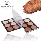 MISS ROSE 6 Color Highlighter Palette MISSROSE.COM.PK