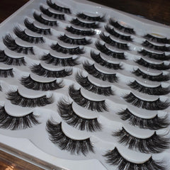 20 pairs 100% super HANDMADE Heavy Lashes For Bridals Cosmia.pk