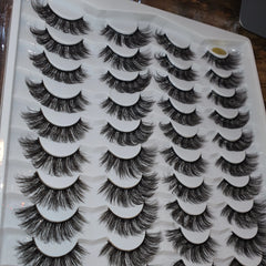 20 pairs 100% super HANDMADE Heavy Lashes For Bridals Cosmia.pk