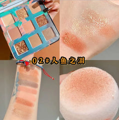 BIYA Aurora Shiny And Matte Eyeshadow Palette biya