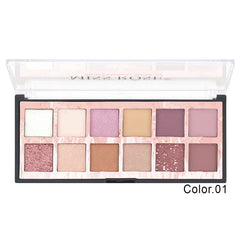 Miss rose Eye Shadow Palette - 12 Color Miss Rose