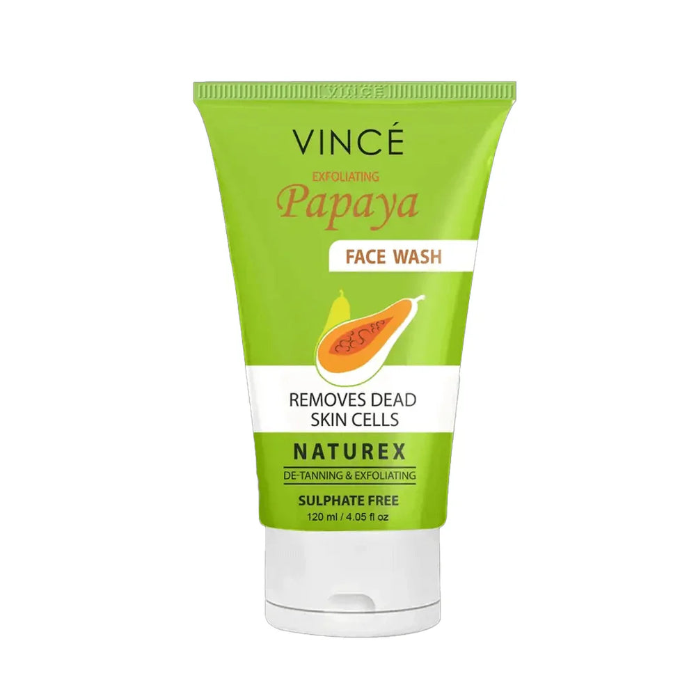 Vince Exfoliating Papaya Face Wash - 120ml Vince