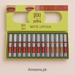 Pack of 12 Pixi Beauty Matt Lipsticks Pixi