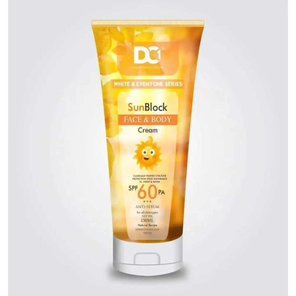 Original DC1 Sunblock Face & Body Cream SPF60 - 150ml DC1