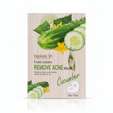 Haokali Fruits Gelato Remove Acne Cucumber Sheet Mask - 10 PCS Haokali