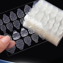 10 Sheets/240pcs Double Sided False Nail Art Adhesive Tape Glue Cosmia.pk