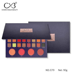 36 Colors Eyeshadow + 4 Blusher CVB Makeup Pallete CVB