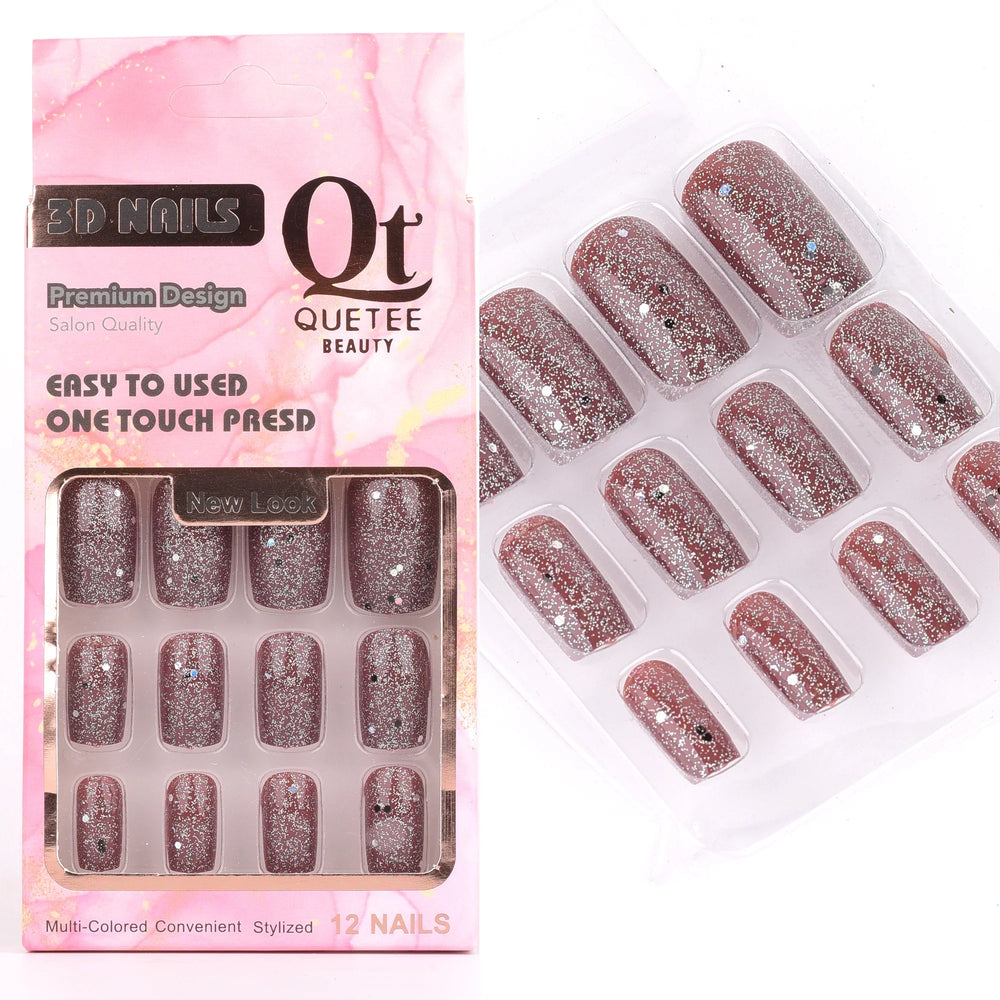 Quetee Beauty 3D Nails Premium Design Twenty Four Quetee
