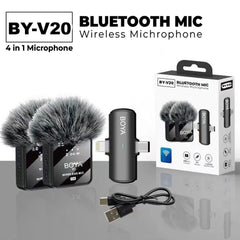 Boya BY-V20 (Dual Type C ) Ultracompact 2.4GHz Wireless Microphone BOYA