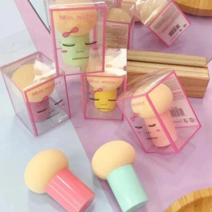 Makeup Blend Stem Mushroom Sponge Miss Mistery