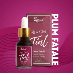 Glaash Lip Cheek Tint Water Based Plum Fatale - 15ml Glaash