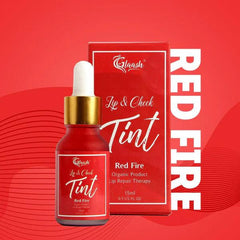 Glaash Lip Cheek Tint Water Based Red Fire - 15ml Glaash