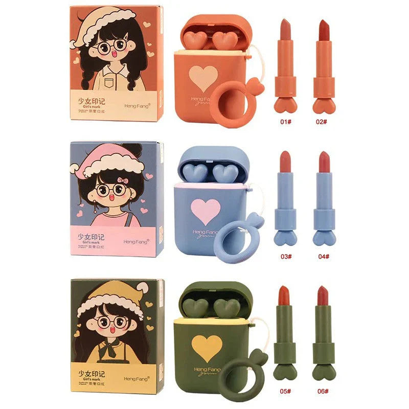 Hengfang Cute Girl Airpods Lipstick Heng Fang