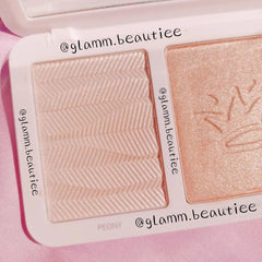 3 Color Cute Sculpt and Glow Highlighter Palette Sculpt and glow