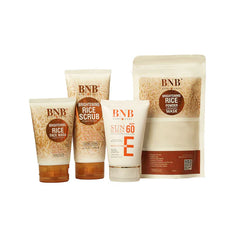 BNB Radiance Resurgence Bundle (Rice Extract Kit + Vitamin E SPF60 - 120ml) BnB