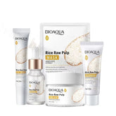 BIOAQUA Pack of 5 Rice Glow & Glowing Skincare Series Bioaqua