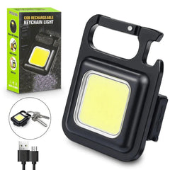 Mini Keychain Flashlights - 4 Light Modes Rechargeable Keychain Light Cosmia.pk