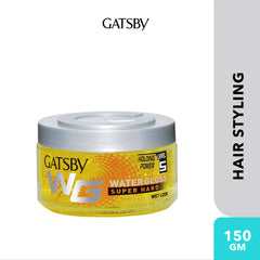 GATSBY Water Gloss Yellow (Jar) - Wet Look Super Hard 150gm Gatsby