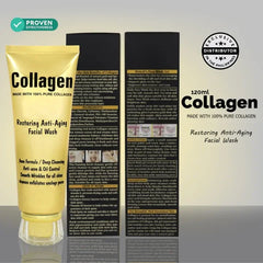 Wokali Collagen Anti‑Aging & Anti‑Acne Facial Wash - 120ml Wokali