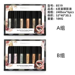 YANQINA 1Set 6 Colors Liquid Eye Shadow Yanqina