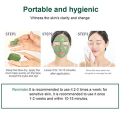Bioaqua Mud Mask – 8‑pack Mung Bean Deep Clean Clay Mask - 7.5 g × 8 sachets Bioaqua