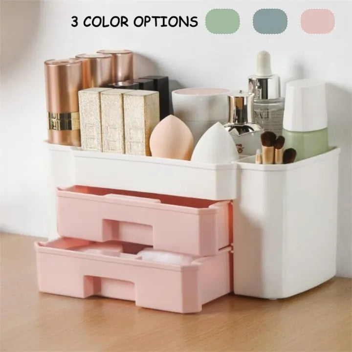 Makeup Organizer Case Acrylic Double Door Cosmia.pk