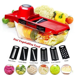 10 IN 1 Manual Vegetable Slicer Fruit Cutter Stainless Steel Cosmia.pk
