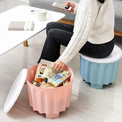 Portable Drum Storage Stool and Sitting Chair Cosmia.pk