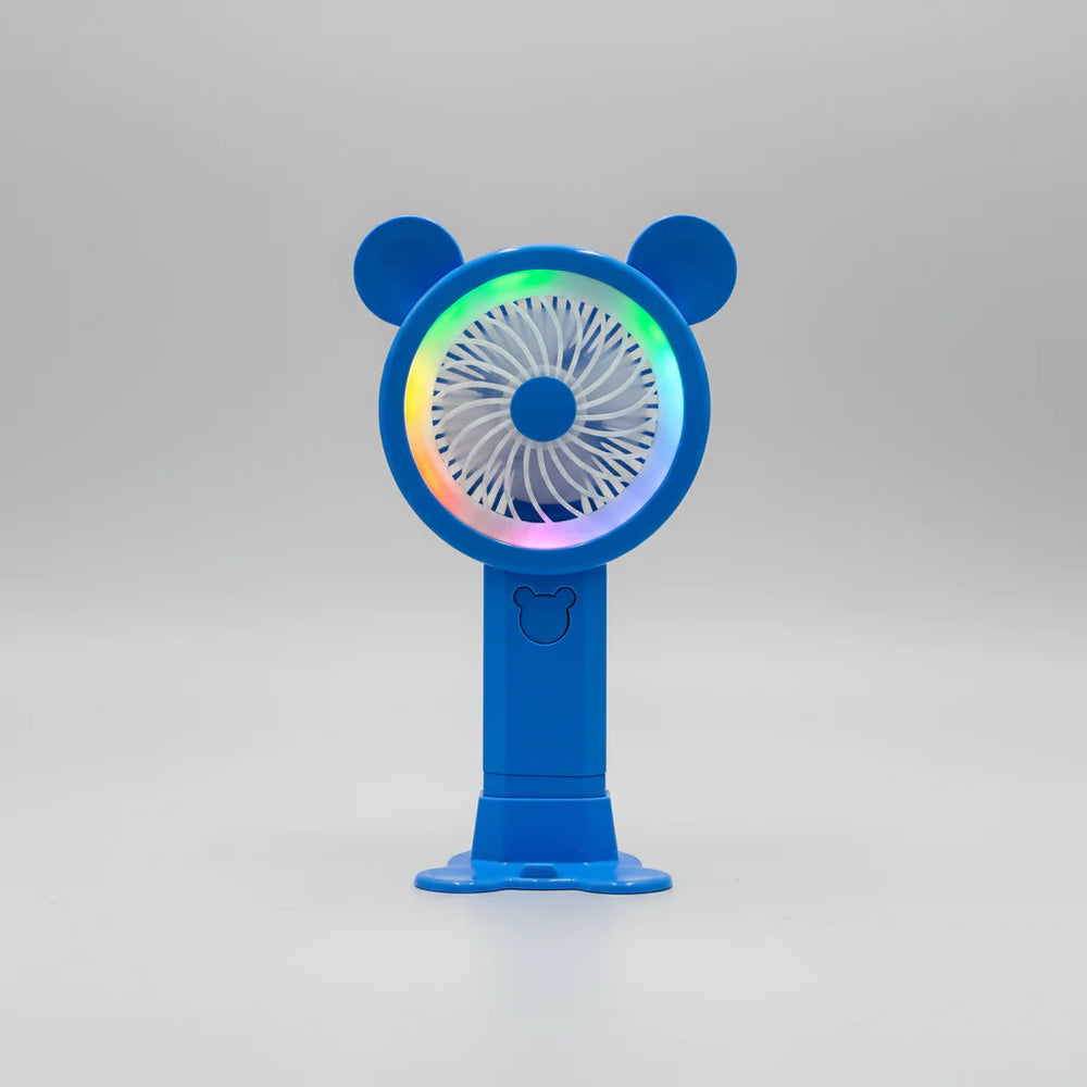 Rechargeable Handheld Fan with LED Night Light Cosmia.pk
