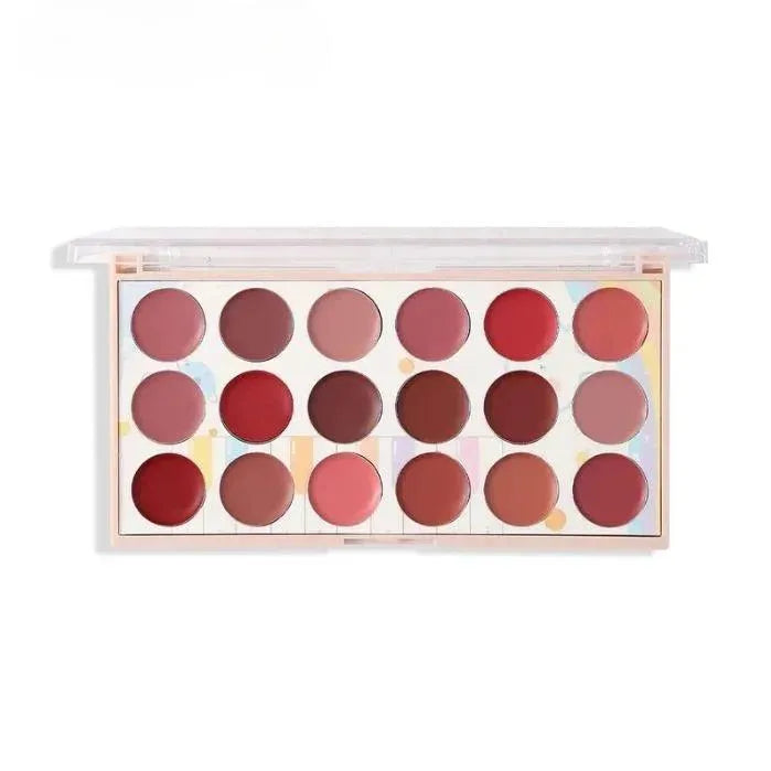 Miss Rose Lip Palette - 18 Colors Miss Rose