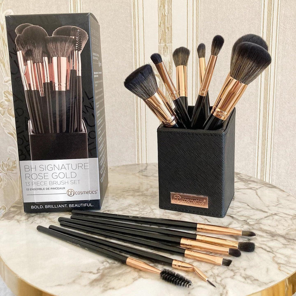 BH Cosmetics Signature Rose Gold Brush Set - 13 Pcs BH Cosmetics