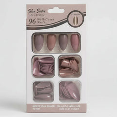 Color Sister 96-Piece Artificial Nails Set Color Sister