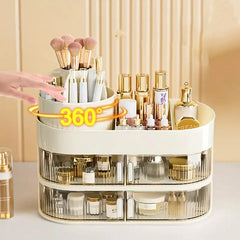 3-Layer Cosmetic Storage Organizer with Drawer Cosmia