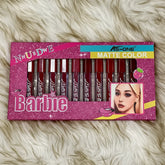 Ks-One NNuEdwE Barbie Inspired Matte Color Lip Gloss - Pack of 12 KS-ONE