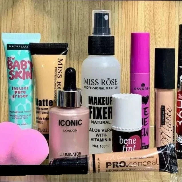 Set Of 10 Makeup Accessories Cosmia.pk