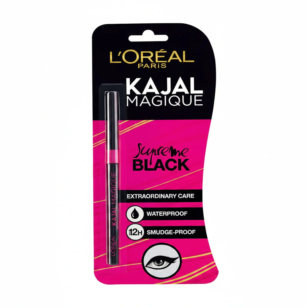 L’Oréal Paris Kajal Magique – Supreme Black (Smudge Proof) Loreal Paris