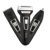 3 In 1 KEMEI KM-6332 Rechargeable Electric Shaver & Trimmer Kemei