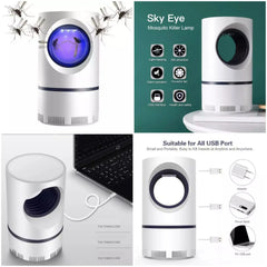 USB Rechargeable Radiationless Electric Mosquito Killer Lamp Cosmia.pk