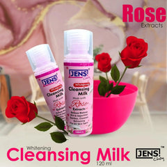 Jens Choy Whitening Cleansing Milk Enriched with Rose Extracts - 120ml Jens