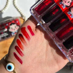Color Castle Heartbeat Sensation Liquid Lipstick - 6Pcs Color Castle