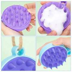 Portable Mini Silicone Hair Scalp Massage Comb Cosmia