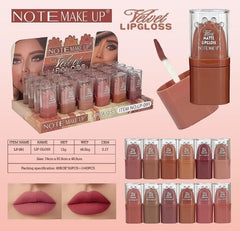 3Q Nude Lipgloss 12Pcs set 3Q Beauty