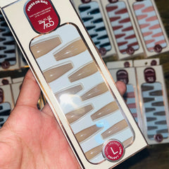 7To5 Talklee Stylish Artifical Nails With Free Stickers Talklee