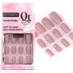 Quetee Beauty 3D Nails Premium Design Three Quetee