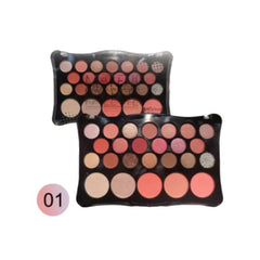 Mielena Italy 25 Color Makeup Palette Eyeshadow Blusher Highlighter Palette Mielena